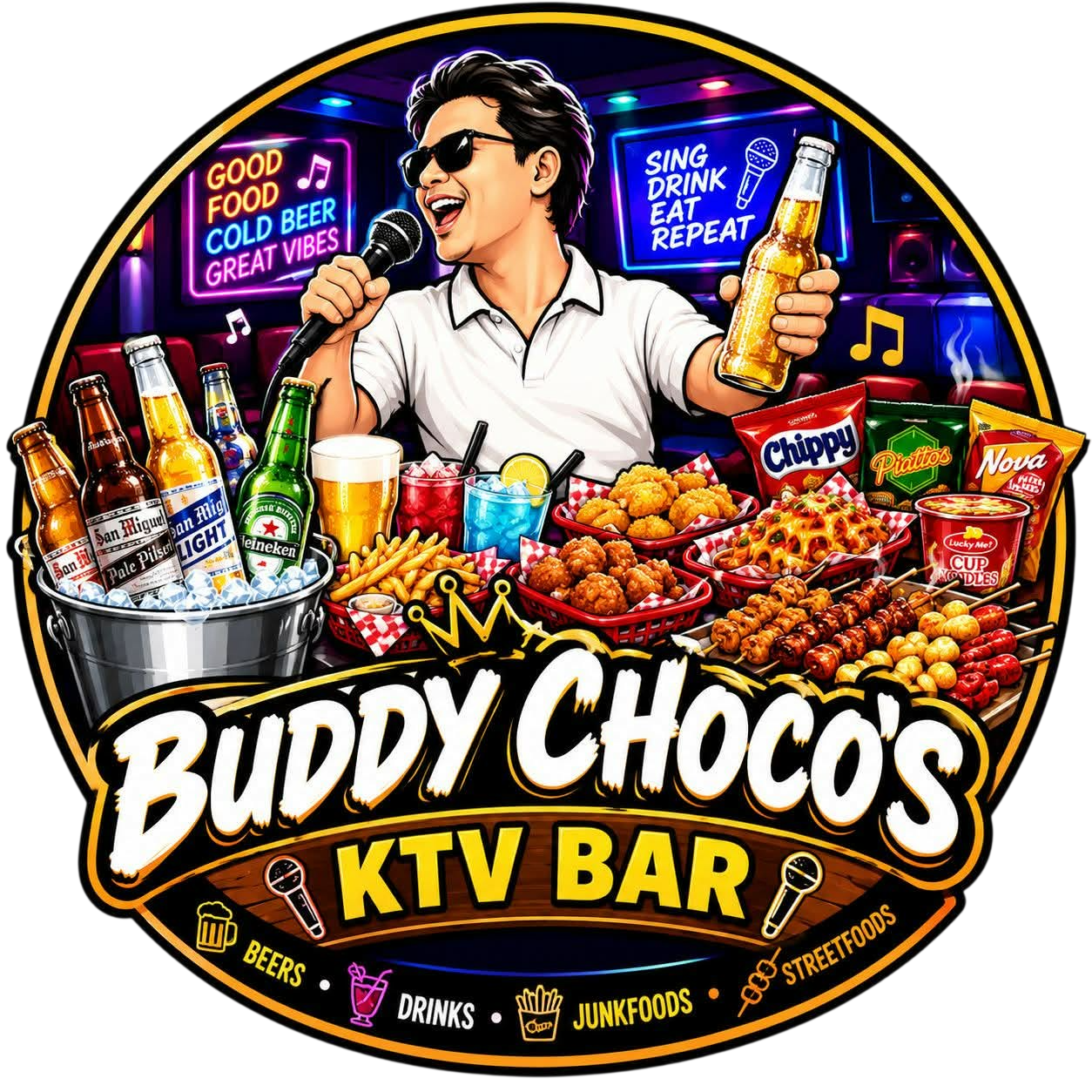 Buddy Choco KTV Logo